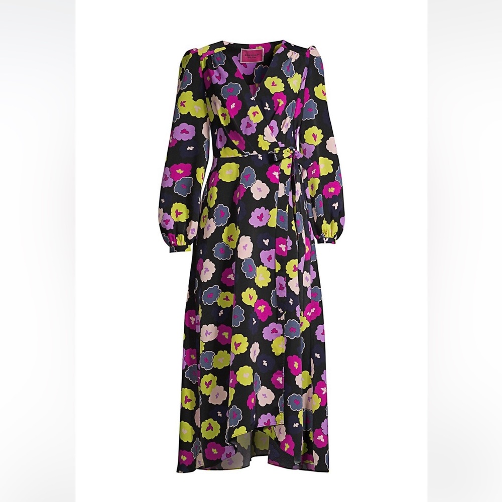 Kate Spade winter garden wrap dress !